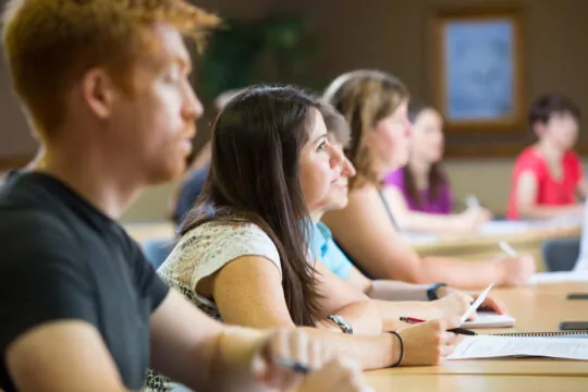 Students in class